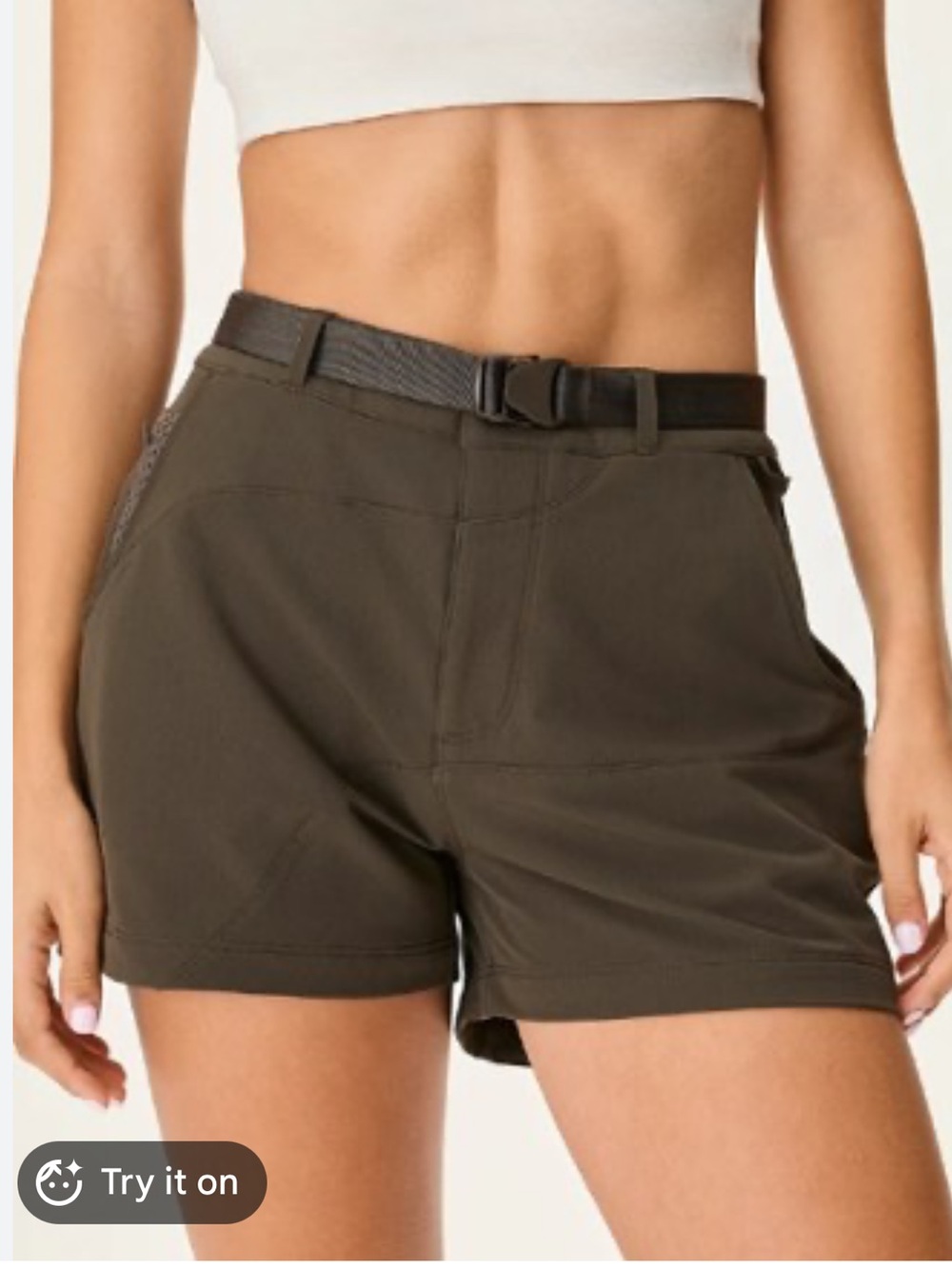 Outdoor Voices RecTrek Shorts 3" Hiking Green Size XXL Womens